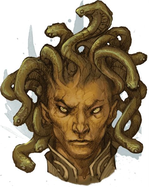 Medusa | Forgotten Realms Wiki | Fandom Richard Whitters, Greek Artwork, Creature 3d, Male Witch, Medusa Art, Virtual Tabletop, Dnd Races, Rpg Ideas, D D Monsters