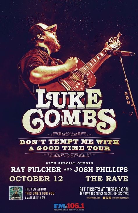 Luke Combs Poster, Luke Combs, Best Country Music, Tom Daley, Country Singer, Morgan Wallen, The Eagles, Country Music Stars, Concert Poster