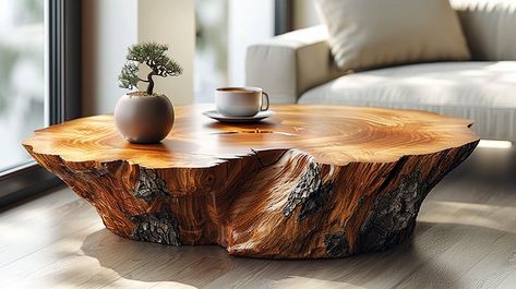 Wood stump ideas