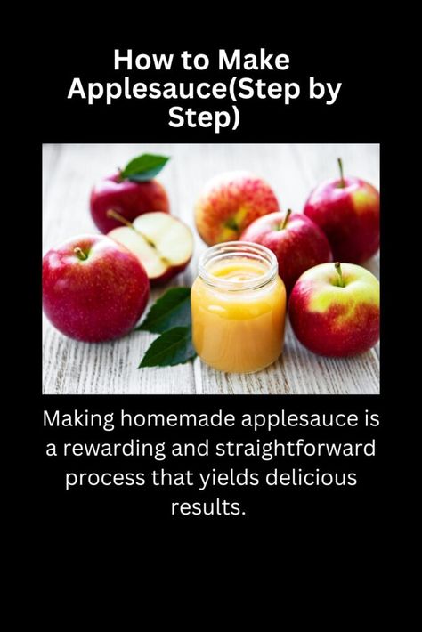 How to Make Applesauce (Step by Step) - Lets Learn Slang Applesauce For Canning, Make Applesauce, Canning Applesauce, How To Make Applesauce, Apple Varieties, Homemade Applesauce, Cooked Apples, Canning Recipes, Apple Recipes