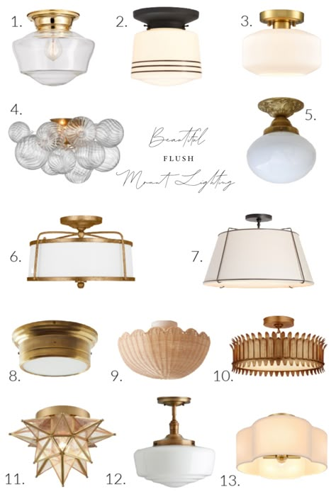 Entryway Flush Lighting, Entry Way Flush Mount Lighting, Foyer Ceiling Lights Entryway, Small Entrance Lighting, Scallop Flush Mount Light, Water Closet Lighting Ideas, Flush Mount Laundry Room Lighting, Light Fixture Hallway, Semi Flush Ceiling Lights Hallway