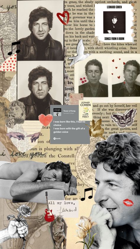 #leonardcohen #music Leonard Cohen Wallpaper, Leonard Cohen Poster, Leonard Cohen Aesthetic, Smash Journal, Noise Pollution, Leonard Cohen, Music Taste, Bob Dylan, Roman Empire