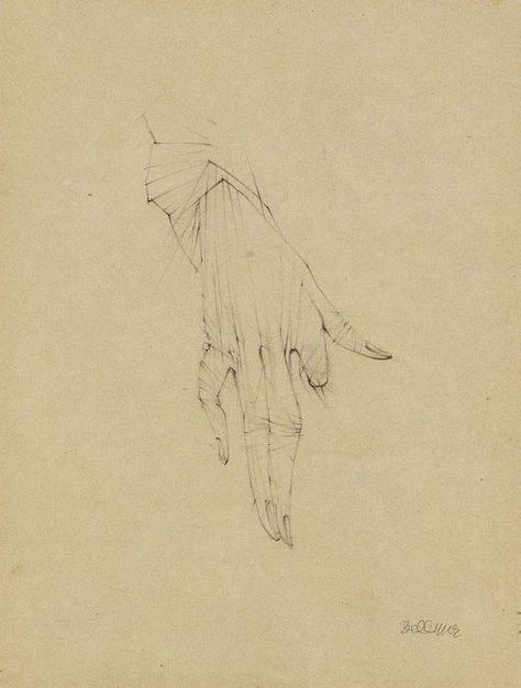 Hans Bellmer. Handstudie, 1945 Surrealist Photographers, Hans Bellmer, Modern Drawing, Album Frames, Feminine Art, Life Drawing, Light Art, Art Sketchbook, Figure Drawing