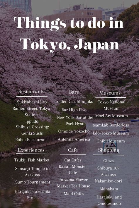 Discover the ultimate Tokyo adventure! 🗼🇯🇵 Explore these must-see attractions and hidden gems in Tokyo, Japan. 🌸 Don't miss out on the fun - plan your dream trip today! 🌟 Sukiyabashi Jiro, Katz's Delicatessen, Robot Restaurant, Trip To Tokyo, Eleven Madison Park, Ghibli Museum, Tokyo Museum, New York Bar, Sensoji Temple