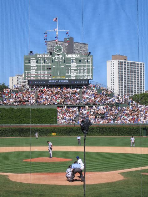 Wrigley Field Chicago, Major League Baseball Stadiums, Baseball Photography, Mlb Stadiums, Cubs Win, Baseball Park, Go Cubs Go, Free Samples By Mail, Chicago Cubs Baseball