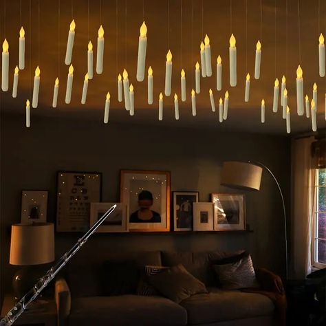 Led Floating Candles Lights Wand Wireless Remote Control - Temu Harry Wand, Candle Light Decor, Floating Led Candles, Water Candle, Electronic Candles, Taper Design, Floating Lights, Light Bulb Candle, Room Ambiance