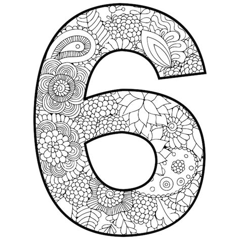 Mandala number coloring page for kids ac... | Premium Vector #Freepik #vector #number-6 #6 #six #nine Kids Activity Book, Number Six, Mandala Coloring Books, Kids Activity Books, Number 6, Kids Activity, Mandala Coloring, Activity Book, Coloring Pages For Kids