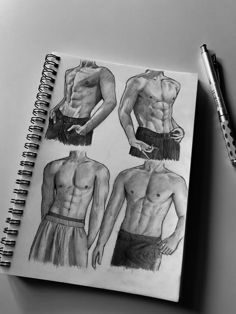 #sketchbook #anatomy #maleanatomy #artjournal Sketchbook Anatomy, Desain Buklet, Pencil Sketch Images, Cool Pencil Drawings, Anatomy Sketches, Meaningful Drawings, Art Drawings Sketches Pencil, Art Tools Drawing, Easy Drawings Sketches