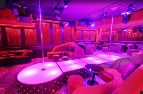 France - Paris PIN: dancers club Strip Club Exterior, Bloxburg Strip Club Ideas, Minecraft Strip Club Ideas, Strip Club Interior, Strip Club Background, Kyle Core, Night Club Decor, Strip Club Aesthetic, Strip Aesthetic