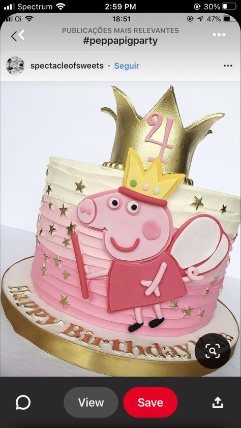 Tortas Peppa Pig, Pig Birthday Decorations, Bolo Da Peppa Pig, Peppa Pig Birthday Decorations, Peppa Pig Stickers, Peppa Pig Party Decorations, Peppa Pig Birthday Party Decorations, Greta Gris, Pig Ideas