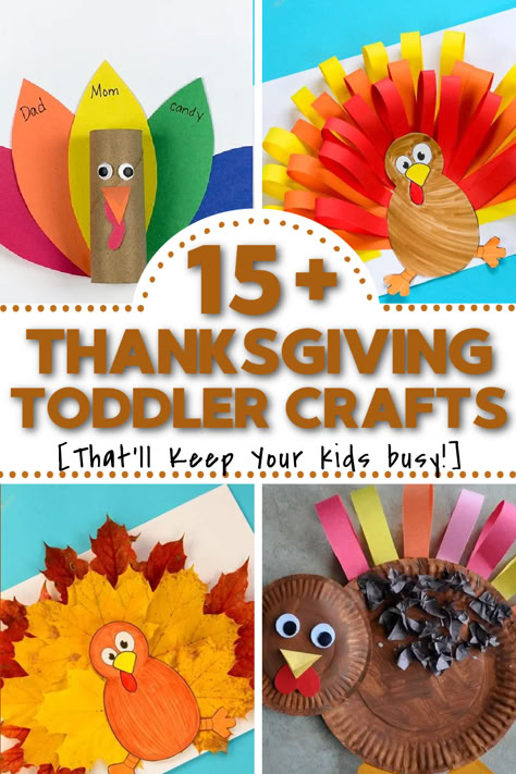 Toddler Turkey Crafts, Thanksgiving Toddler Activities, Thanksgiving Activities For Toddlers, Thanksgiving Crafts For Toddlers, Thanksgiving Toddler, Thanksgiving Crafts Preschool, Easy Thanksgiving Crafts, Crafts For Toddlers, Turkey Crafts