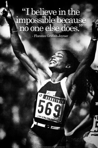 Track And Field Quotes, Impossible Quotes, Flo Jo, Track Quotes, Running Motivation Quotes, Athletics Track, Athlete Quotes, Track And Field Athlete, Basketball Quotes