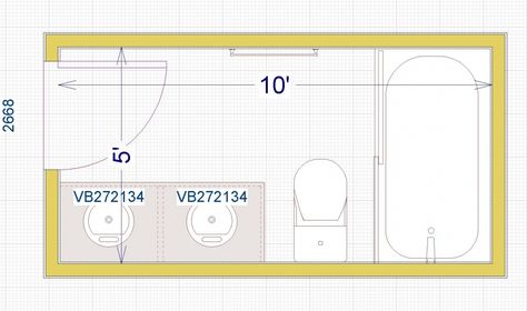 Small Bathroom Floor Plans, Small Bathroom Layout, Bathroom Dimensions, Bathroom Design Layout, Bathroom Plans, Bathroom Floor Plans, Small Bath, Trendy Bathroom, Bad Design