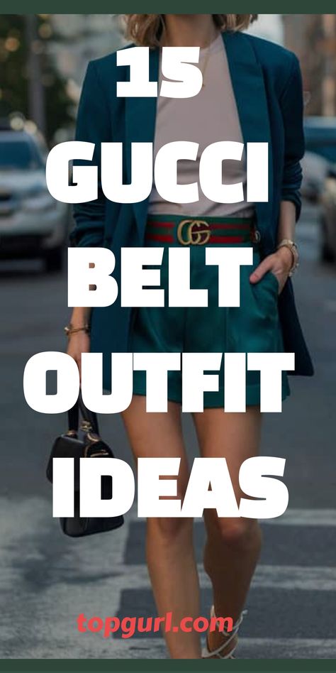 15 Fabulous Gucci Belt Outfit Ideas to Elevate Your Style Game Fendi Belt Outfit, Gucci Belt Outfit, Dressy Sneakers, Fendi Belt, Band Outfits, Fitted Turtleneck, Aesthetic Outfit Ideas, Gucci Belt, Cute Sandals