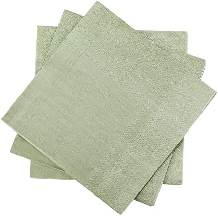 Sage Green Cocktail, Sage Green Napkins, Anniversary Reception, Soft Sage Green, Paper Dinner Napkins, Green Napkins, Linen Dinner Napkins, Paper Cocktail Napkins, Green Cocktail