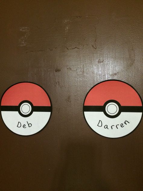 Pokemon door tag. Pokemon Name, Ra Door Tags, Door Tag, Ra Bulletins, Ra Bulletin Boards, Door Tags, Name Tag, Fall 2016, Bulletin Boards