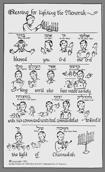 Hanukkah blessing in sign language Hanukkah Blessings In English, Hannukah Crafts, Hanukkah Blessings, Hanukkah Ideas, Hanukkah Diy, Hanukkah Activites, Jewish Feasts, Jewish Holiday Recipes, Jewish Crafts