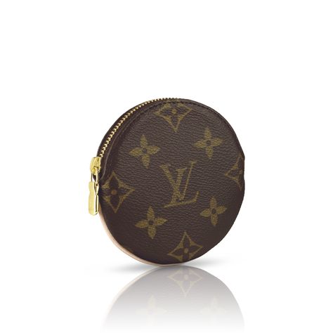 Round Coin Purse Louis Vuitton Coin Purse, Louise Vuitton, Round Coin Purse, Louis Vuitton Official Website, Louis Vuitton Collection, Canvas Wallet, Luxury Purses, Best Wallet, Round Bag