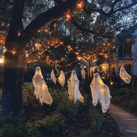 ✅⬆️CLICK⬆️LINK Shop🎃 . #Classic_Halloween_Outdoor_Decor #Classic_Outdoor_Halloween_Decorations #Victorian_Halloween_Decorations_Outdoor #Stairway_Halloween_Decor Halloween Fall Decor Outdoor, Halloween Outside Tree Decorations, Halloween Yard Lighting Ideas, Stairway Halloween Decor, Halloween Decorations Front Of House, Classic Halloween Decorations Outdoor, Fun Halloween Outdoor Decorations, Nature Halloween Decorations, Unique Halloween Decorations Outdoor