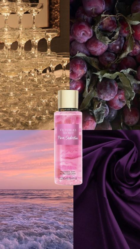 Victorias secret pure seduction Collage Photos, Pure Seduction, Aesthetic Women, Sweet Fragrances, Beauty Make Up, Photo Collage, Victoria Secret, Mist, Color Palette