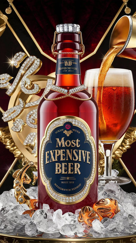 The World of Luxury Brews: Top 10 Most Expensive Beers  Welcome, beer enthusiasts! Today, we are embarking on a journey through the world of luxury brews.  Beer is not just a casual drink for a night out with friends, but can also be a symbol of opulence and exclusivity. Beer Logo Design, Beer Logo, Craft Brewing, World Crafts, Beer Lovers, Wine Storage, Most Expensive, Craft Beer, Top 10