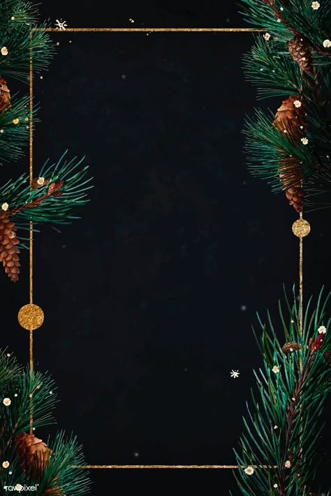 Blank golden rectangle Christmas frame vector | premium image by rawpixel.com / PLOYPLOY Christmas Wreath Designs, Golden Rectangle, Golden Wallpaper, Merry Christmas Vector, Christmas Wallpaper Backgrounds, Christmas Frame, Christmas Phone Wallpaper, Frame Vector, 카드 디자인