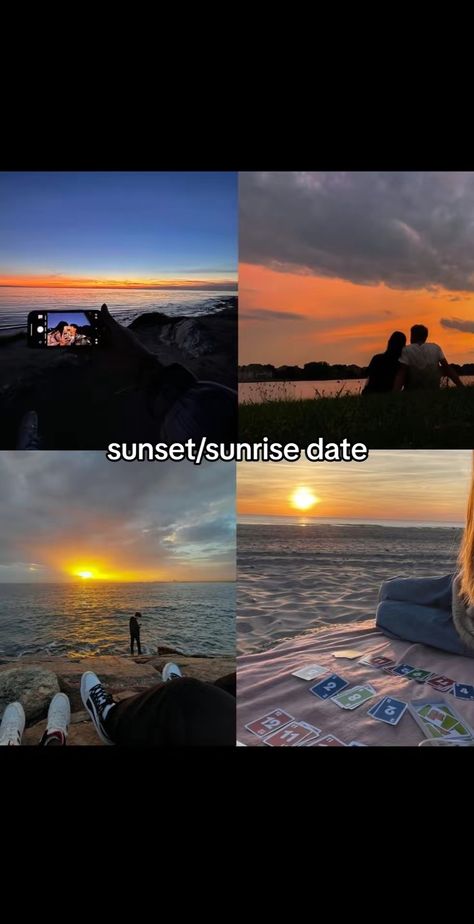 Cute Double Dates, Boyfriend And Girlfriend Activities, Sunset Date Ideas, Double Date Ideas Couples, Sweet Date Ideas, Places To Go On A Date, Cute Date Ideas Pictures, Dream Dates Boyfriends, Dream Dates Ideas Romantic