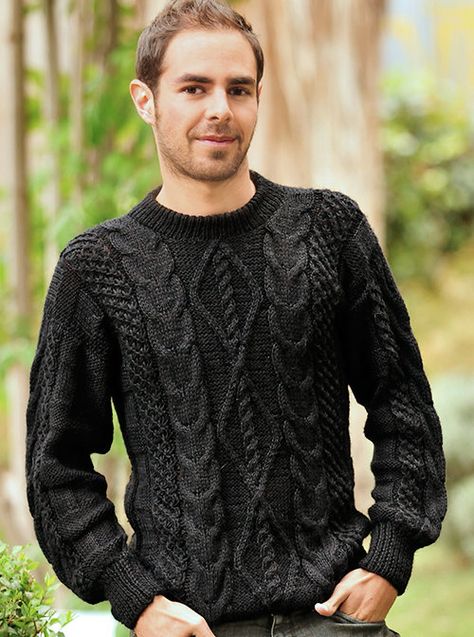 Mens Cardigan Sweater, Handmade Sweater, Woven Sweater, White Knit Sweater, Sweater For Men, Alpaca Sweater, Beautiful Sweater, Round Neck Sweaters, Warm Sweaters