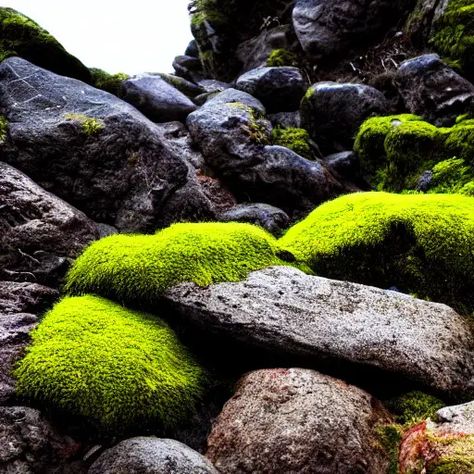 Moss On Rocks, Grow Moss, Food Forest Garden, Types Of Moss, Growing Moss, Rock Plants, Growing Grass, Growing Lavender, Sloped Garden