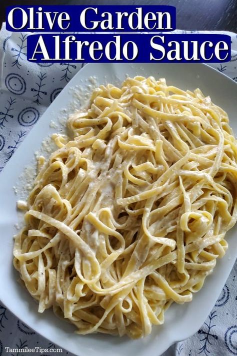 Alfredo Sauce Recipe No Heavy Cream, Olive Garden Alfredo Sauce Recipe Easy, Recipe Alfredo Sauce, Olive Garden Chicken Alfredo Recipe, Copycat Olive Garden Alfredo Sauce, Copycat Olive Garden Alfredo, Olive Garden Alfredo Sauce Recipe, Olive Garden Alfredo, No Heavy Cream