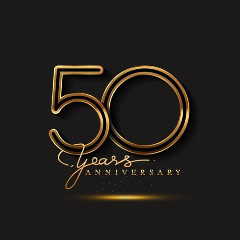 30 Anniversary Logo, 50th Anniversary Tshirt, Logo Aniversario, 30 Years Anniversary, 30 Anniversary, Deco Cinema, Happy Birthday Invitation Card, 50th Anniversary Logo, 50 Anniversary