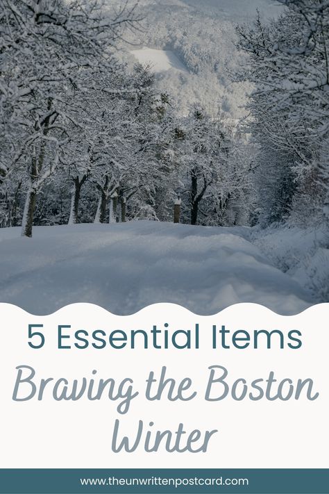 Planning a winter visit to Boston? Don't miss our list of 5 essential items to pack for a captivating winter experience in the city's enchanting charm. #travel #tips #winter #boston Boston Clothes, Boston In Winter, Winter Boston, Boston Winter, Walkable City, Moving To Boston, Visiting Boston, Winter Hacks, Travel Adapter