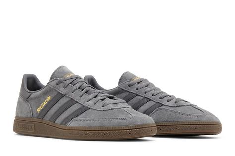 Buy Handball Spezial 'Dark Grey Gum' - ID8780 | GOAT Grey Spezial Adidas, Grey Adidas Shoes, Adidas Spezial, Grey Adidas, Adidas Gazelle, Trendy Shoes, Curator Style, Adidas Shoes, Dark Gray