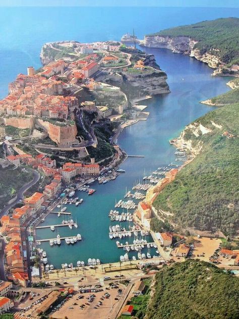 Porto-Vecchio, Corsica, France سلالم حلزونية, Porto Vecchio, Beautiful Places To Travel, France Travel, Nature Travel, Aerial View, Travel Around The World, Wonderful Places, Italy Travel