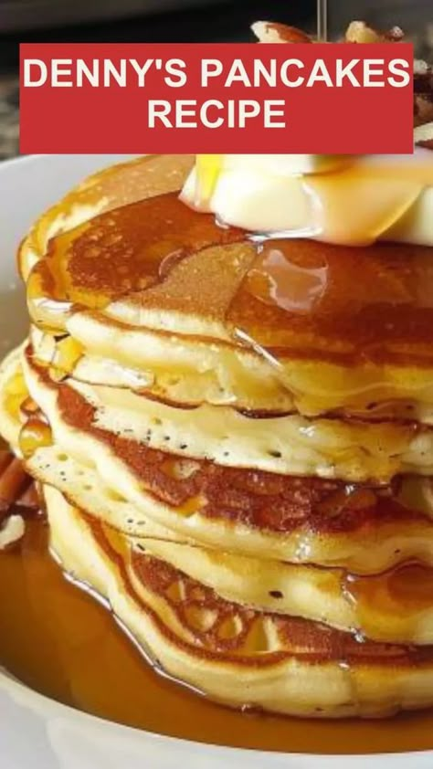 Best Denny’s pancakes recipe Ihop Pancake Recipe, Dennys Pancakes, I Hop Pancake Recipe, Christmas Breakfasts, Homemade Breakfast Recipes, Easy Homemade Pancakes, Pancake Mix Recipe, Yummy Pancake Recipe, Pancake Party