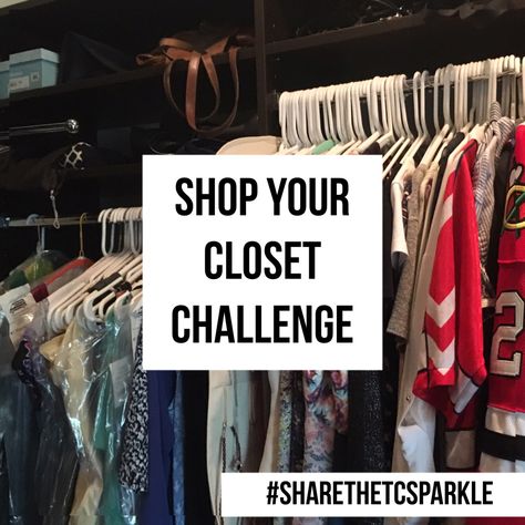 Do you wear the same outfits over and over?   Join my shop your closet challenge and update your wardrobe without breaking the bank Shop Your Closet Challenge, Shopping Challenge, Shop Your Closet, Wardrobe Challenge, Organization Inspiration, Update Your Wardrobe, New Clothes, The Bank, Go Shopping