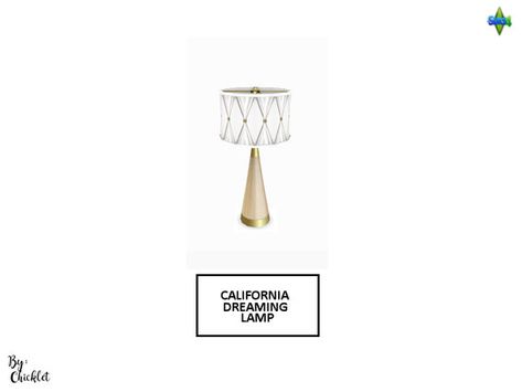 Sims 4 Lamp Cc, The Sims 4 Objects, Sims Community, California Dreaming, Electronic Art, The Sims Resource, Sims Resource, Sims Cc, The Sims 4