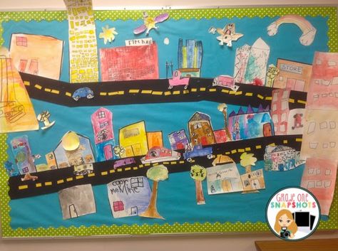 Grade One Snapshots: Five For Friday- Community Art, Word Work, and The Recess Queen Community Helpers Kindergarten Art, Community Helpers Art, Community Kindergarten, Recess Queen, Grade 1 Art, Communities Unit, Community Helpers Theme, Community Helpers Preschool, Community Workers