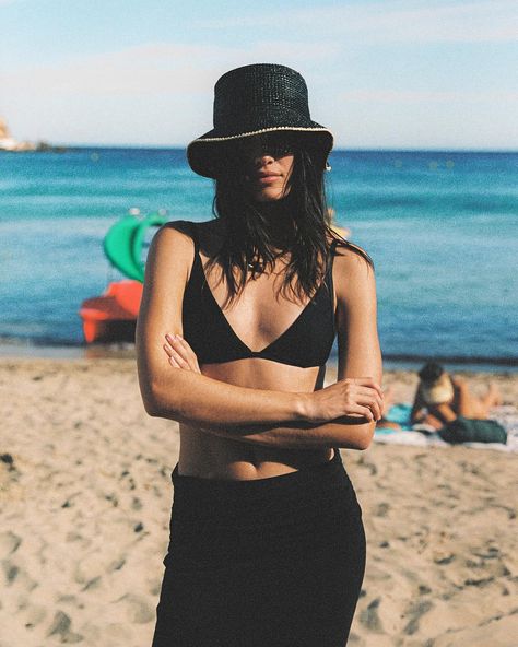 neutral swim never goes out of style #lspace #lspaceswim Black Bucket Hat Outfit, Bucket Hat Outfit, Active Wear Dresses, Salty Blonde, Cute Cap, Crochet Sun Hat, Black Bucket Hat, Cute Caps, Bucket Hat Black