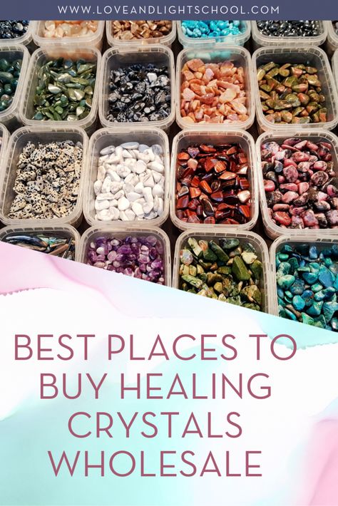 Places to Buy Healing Crystals Wholesale - Love & Light School of Crystal Therapy White Witchcraft, Wholesale Crystals, Decorative Crafts, Metaphysical Shop, Spiritual Crystals, Gem Shop, Crystal Therapy, Crystal Healing Stones, Crystal Magic