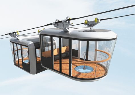 Weekly Roundup: Abidjan of Ivory Coast to Study Urban Cable Car and Brest, France Chooses Cabin Design « The Gondola Project Gondola Lift, Future Transportation, Eco City, Cable Cars, Futuristic Art, Cable Car, Futuristic City, Cabin Design, 3d Modelling