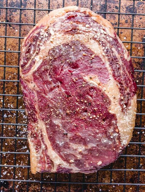 Bbq Rib Eye Steak, Thick Ribeye Steak How To Cook, How To Cook Rib Steak, How To Cook A Single Prime Rib Steak, Recipe For Ribeye Steak, Reverse Sear Ribeye Oven, Ribeye Steak Recipes Oven Without Cast Iron Skillet, Ribeye In The Oven, Boneless Rib Eye Steak Recipes Oven