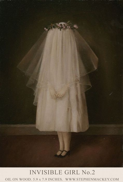 Stephen Mackey, Invisible Girl No. 2 Stephen Mackey, Mark Ryden, Audrey Kawasaki, Wow Art, Creepy Art, Pop Surrealism, Surreal Art, Dark Art, Classic Art