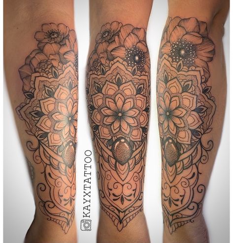 White Highlight Tattoo, Tattoo With White Highlights, Ornamental Flower Tattoo, Ornamental Flower, Tattoos Quotes, White Highlights, Women's Tattoo, My Tattoos, Beautiful Tattoos