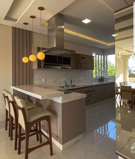 Parallel Kitchen Design, Kitchen Wardrobe Design, Kitchen Ceiling Design, Kitchen Cabinetry Design, Desain Pantry, Simple Kitchen Design, Modern Kitchen Cabinet Design, Casa Country, Modern Kitchen Interiors