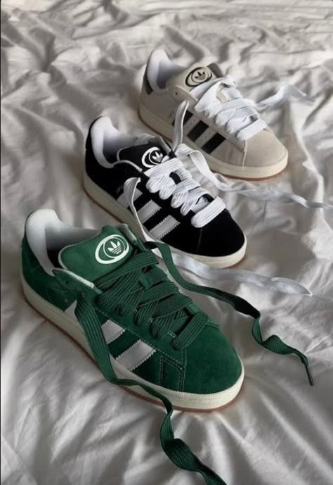 adidas campus 00s #shoes #green #black #beige #trend Campus 00s Shoes, Adidas Campus 00, 00s Shoes, Adidas Campus Shoes, Campus Shoes, Campus 00, Kalibo, Campus Adidas, Pretty Sneakers