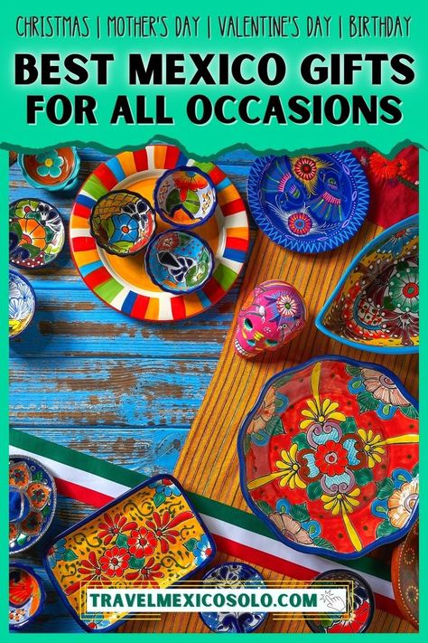 Have a Mexico obsessed friend or family member you need to buy a present for?! For those with a Mexico obsession, gift buying can be a challenge if you're not familiar with the country. I have lived in Mexico since 2018, and am here to help! Discover the best Mexican gifts for Christman, Mother's Day, Father's Day, Valentine's Day, Birthdays and more. Best Mexico Vacations, Travel Gift Basket, Mexico Vacation Destinations, Best Beaches In Mexico, Mexico Christmas, Ensenada Mexico, Mexico Gift, Mexico Map, Mexican Gifts