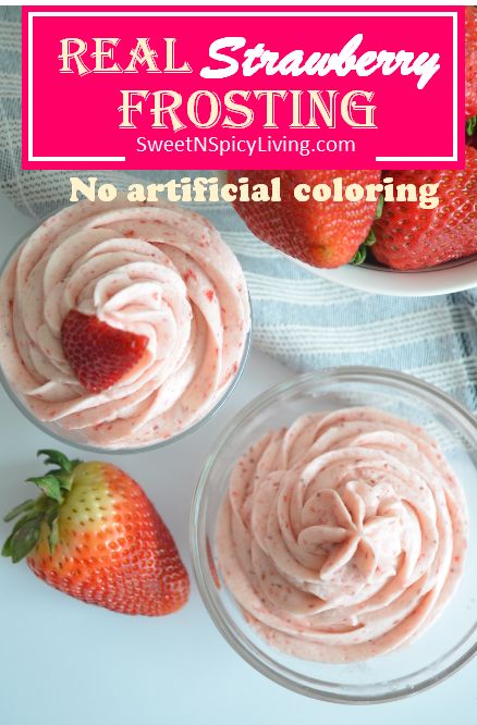 Real Strawberry Frosting, Strawberry Frosting With Real Strawberry, Chocolate Whipped Cream Frosting, Video Classic, Strawberry Buttercream Frosting, American Buttercream, Easy Frosting, Strawberry Whipped Cream, Raspberry Buttercream