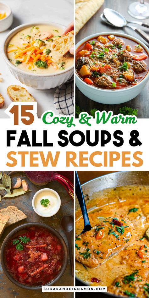 Healthy Hearty Soups And Stews, Yummy Soups For Winter, Fall Stews, Best Fall Soups, Soup Stew Recipes, Best Fall Soup Recipes, Southwestern Soup, Fall Soups And Stews, Vegan Pumpkin Soup Recipe