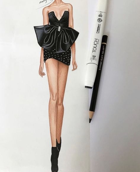 Fashion Illustration Short Dresses, Dress Illustration Design, Fashion Illustration Face, Fashion Model Sketch, Fashion Illustration Tutorial, Fashion Illustrations Techniques, Dress Illustration, Dress Design Drawing, Fashion Illustration Sketches Dresses